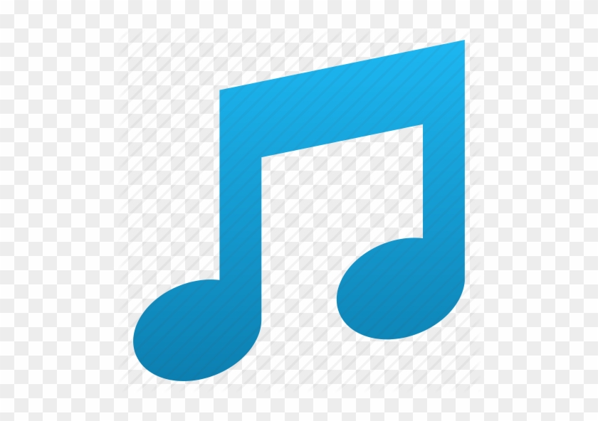 Download Picture Transparent Download Comic Drawing - Music Note Png Blue #1403890