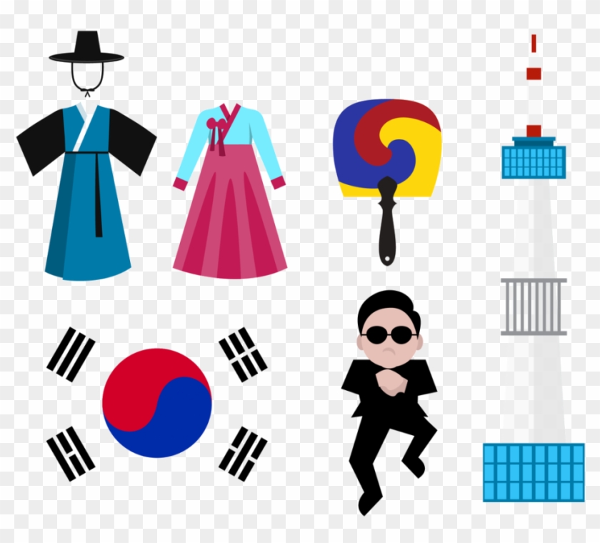 Korea Flag Png Transparent Image - South Korea Flag #1403897