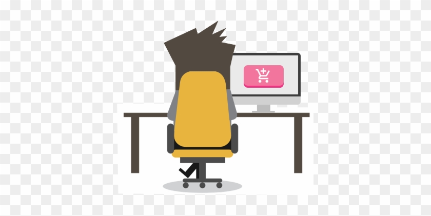 Chico En Escritorio Al Ordenador - Businessperson #1403955