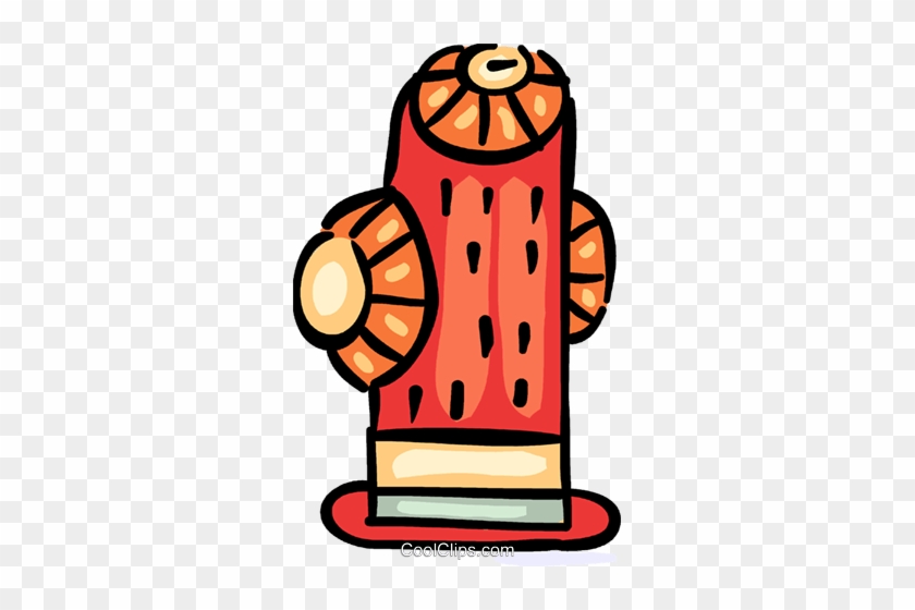 Fire Hydrants Royalty Free Vector Clip Art Illustration - Fire Hydrants Royalty Free Vector Clip Art Illustration #1404032