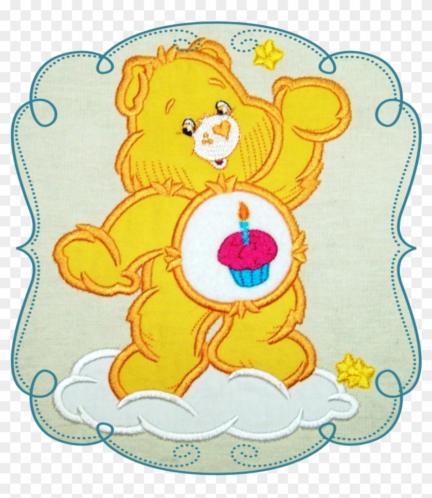 Care Bear Applique Machine Embroidery Design Pattern-instant - Machine Embroidery #1404120
