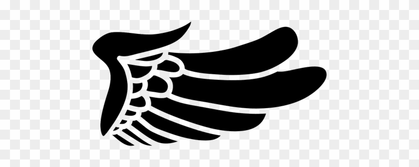 Eagle Wing Silhouette - Eagle Wing Vector Png #1404195