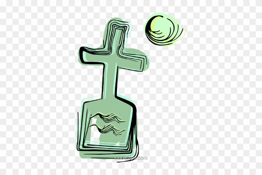 Gravestone Royalty Free Vector Clip Art Illustration - Могильная Плита Пнг #1404196