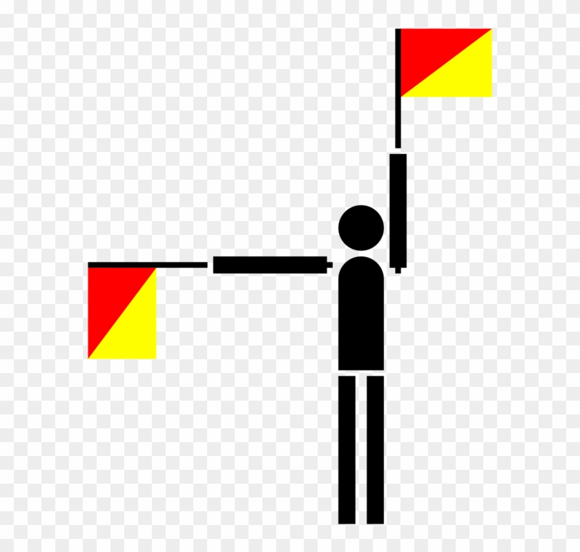 Flag Semaphore International Maritime Signal Flags - Semaphore Symbol Free #1404216