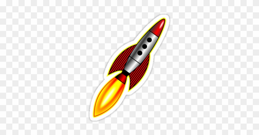 Retro Rocket By Artberry - Retro Rocket By Artberry #1404297