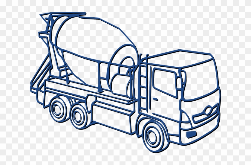 Бесплатное Изображение На Pixabay - Cement Mixer Coloring Pages #1404308