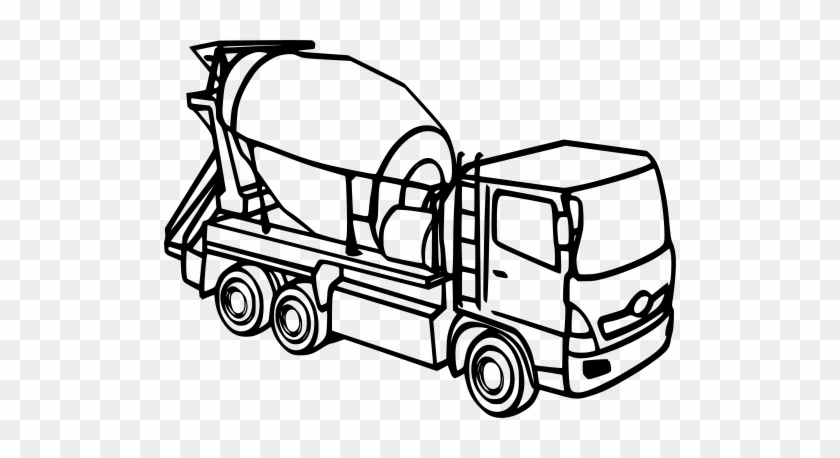 Svg Png Cement Mixer Coloring Pages Free Transparent Png Clipart Images Download