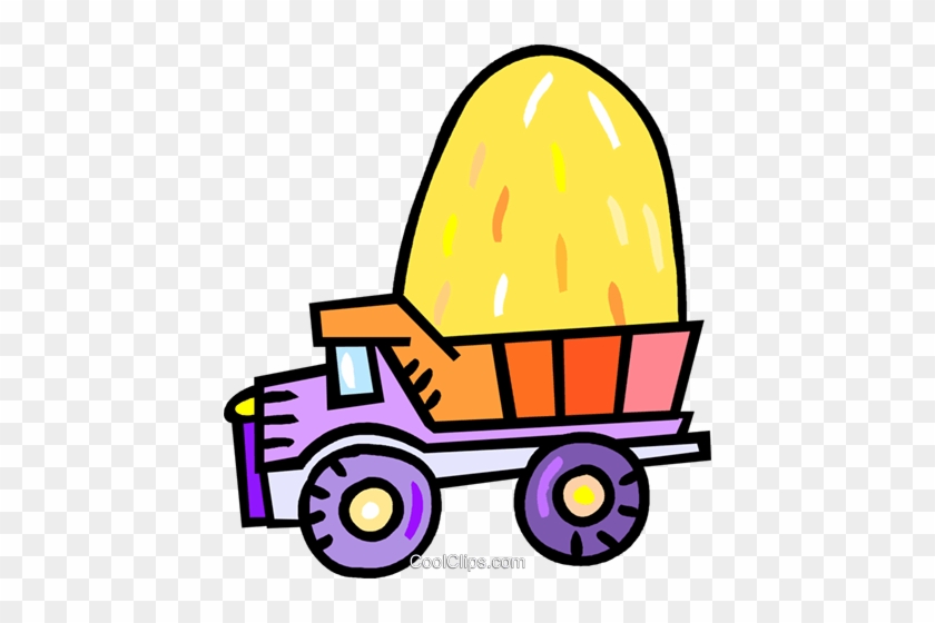 Dump Trucks Royalty Free Vector Clip Art Illustration - Vehicle #1404314