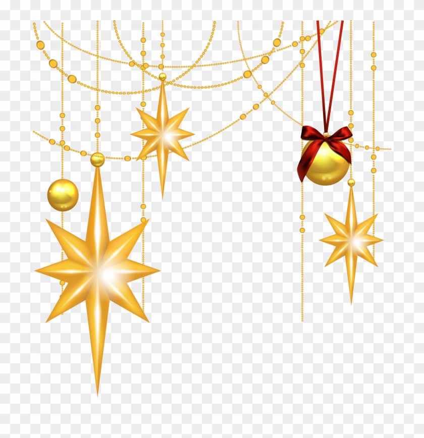 Christmas ~ Christmas Star Png Clipart Clip Art Library - Gold Christmas Stars Png #1404354