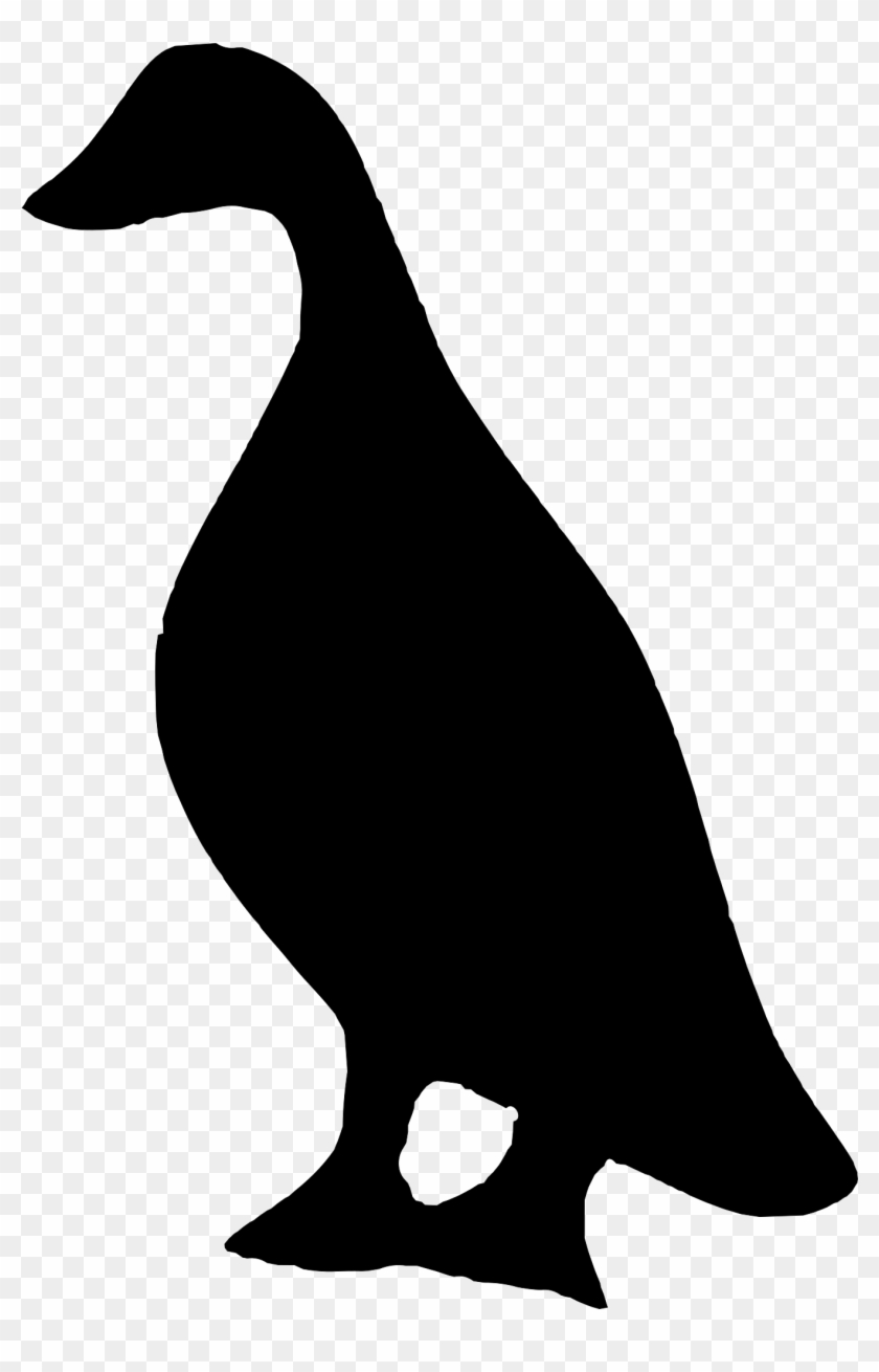Big Image Png - Silhouette Of A Duck #1404406