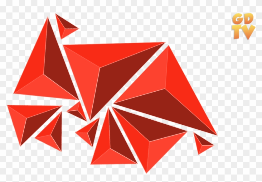Clip Art Render Png Images Geometric - Geometric Red Png #1404443