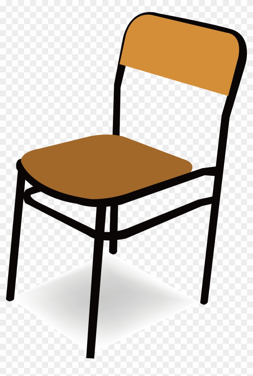 Chair Clip Art Mesmerizing Classroom Table And Chairs - School Chair Clip Art #1404447