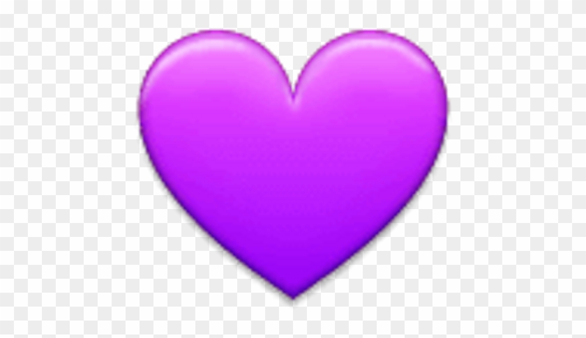 Purple Heart Emoji Png #1404476