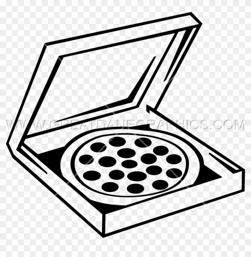 Clipart Box Pizza - Draw A Pizza Box #1404816