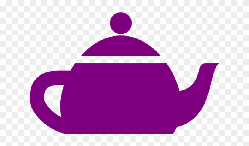 Kettle Clipart Purple - 128 X 128 Teapot #1404865