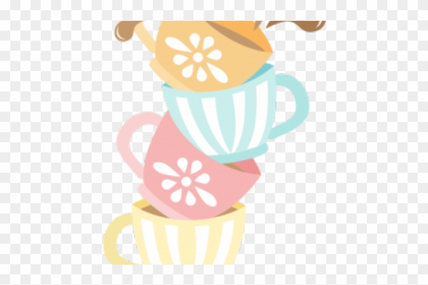 Kettle Clipart Stacked Tea Cup - Stacked Tea Cups Png #1404906