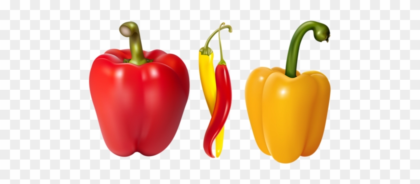 Bell Pepper, Fruits And Vegetables, Clip Art, Embellishments, - Pepper Vector #1405043