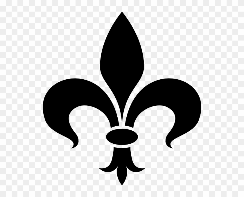 Fleur De Lys Clip Art Free Vector - Fleur De Lis Clip Art #1405174