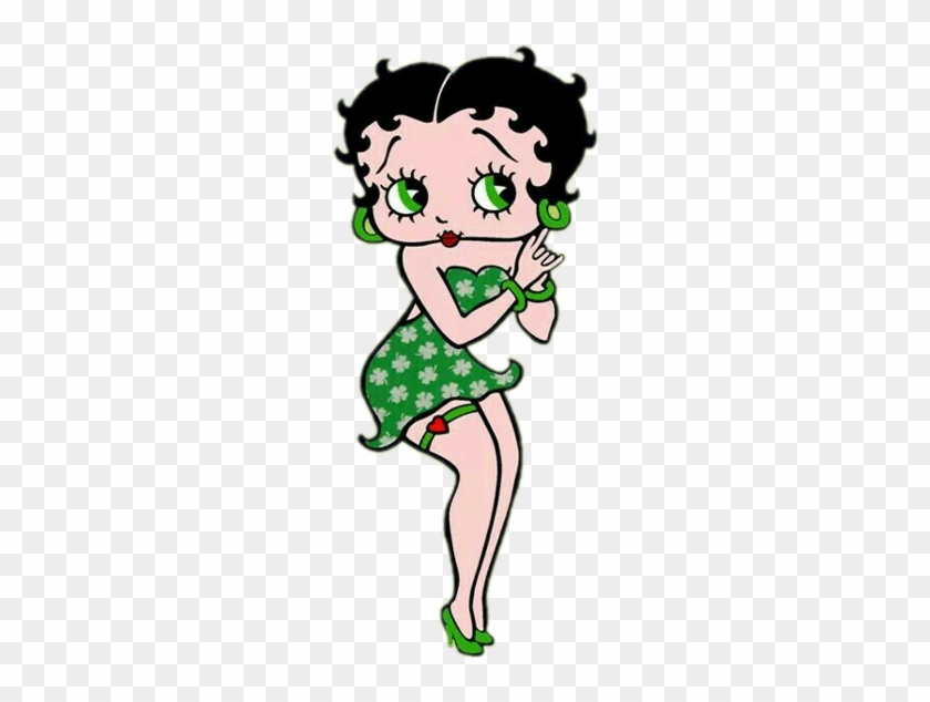 Irish Green Cartoon Sticker Stickerremix - Feliz Cumpleaños Betty Boop #1405401