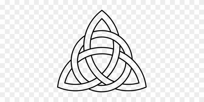 Celtic Knot Drawing Celts Triquetra - Celtic Knot Png #1405405