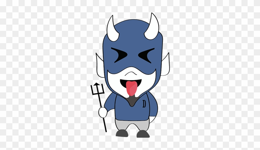 Blue Devil Stickers Messages Sticker-1 - Sticker #1405417