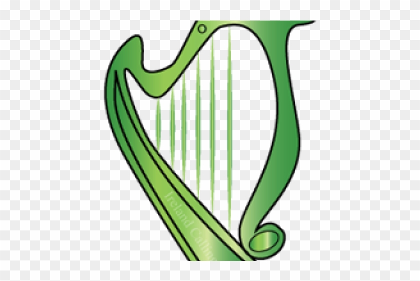 Irland Clipart Irish Celtic Cross - Ireland Harp Logo Transparent #1405423