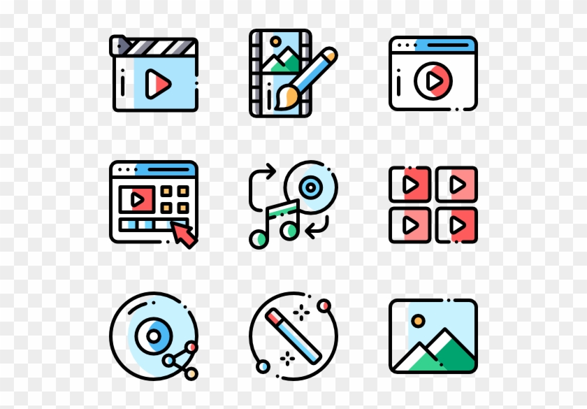 Audio And Video Edition - Automatization Icon #1405498