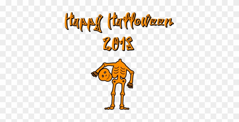 Happy Halloween 2018 Scary Font Skeleton - Scary Fonts Happy Halloween #1405748
