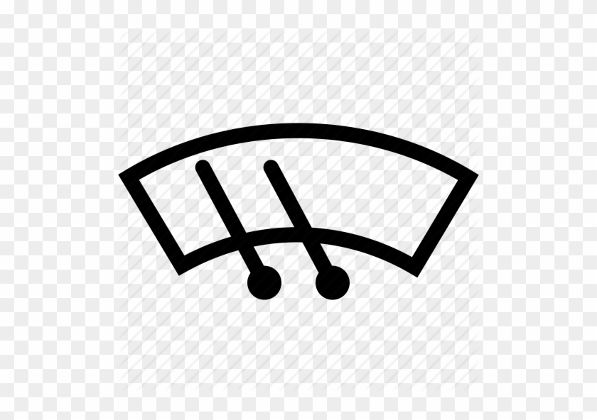 Windscreen Wiper Clipart Car Motor Vehicle Windscreen - Front Windshield Icon #1405777