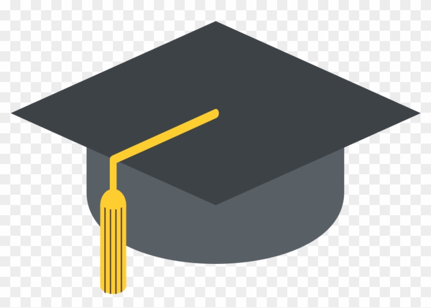 File Emojione 1f393 Svg Wikimedia Commons Graduation - Emoticon Gorro De Graduacion #1405790