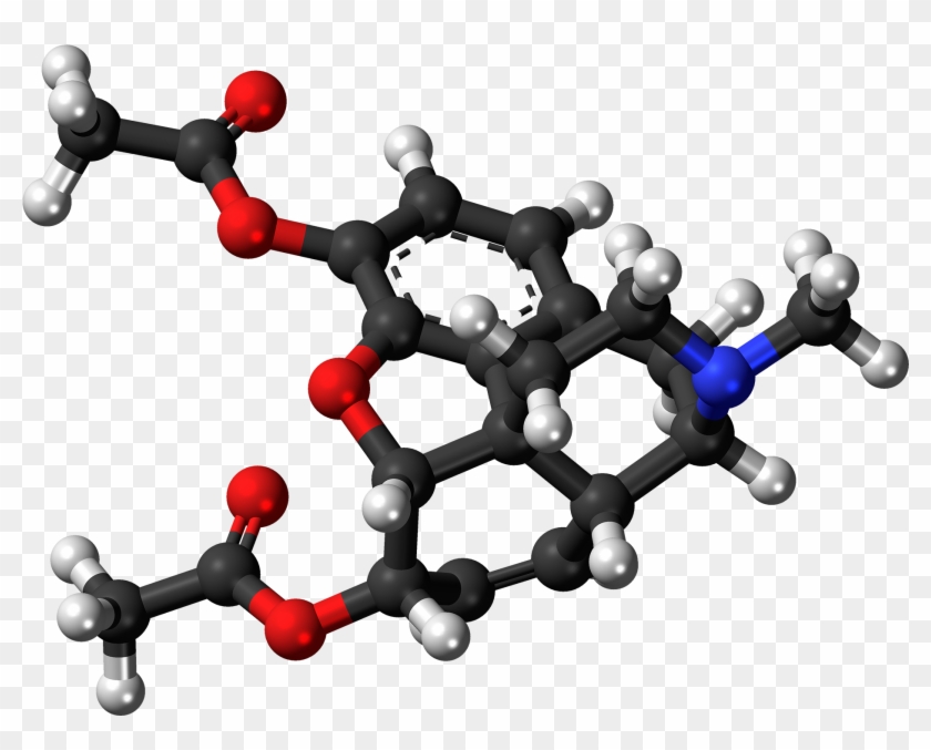 Heroin Molecule Ball - Heroin Molecule #1405858
