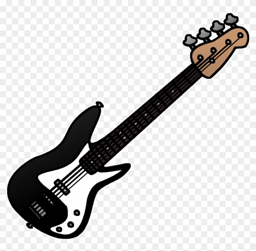 Jumping Bass Clip Art - Bass Guitar Clipart #1405898