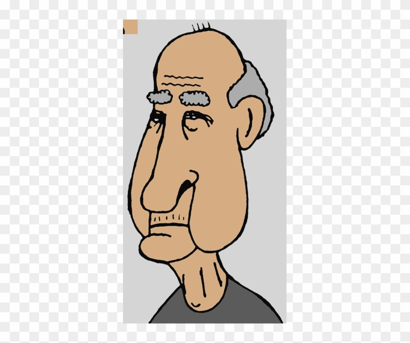 Old Man Face Clip Art #1405933