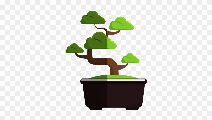 Image Free Library Cute Tree Icon Icons - Cartoon Bonsai Tree Cute Jpg #1405990