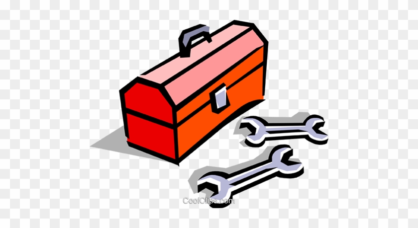 Toolbox Royalty Free Vector Clip Art Illustration -indu0490 - Draw A Tool Box #1405991