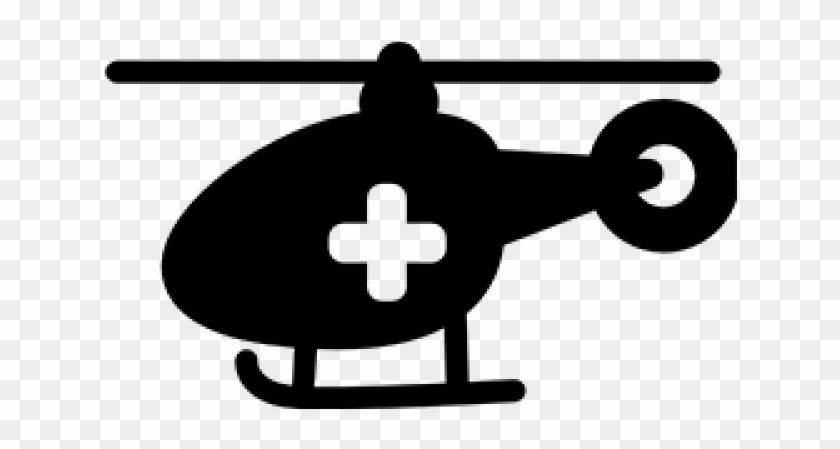 Helicopter Clipart Emergency Helicopter - Medical Helicopter Icon #1406016