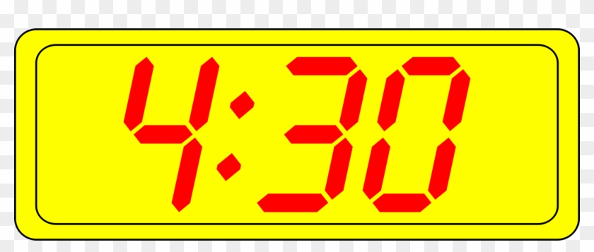 Digital Clock Time 12-hour Clock Digital Data - Digital Clock Clipart #1406055