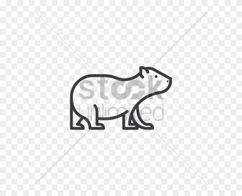 Capybara Clipart Transparent - Capybara Vector #1406099