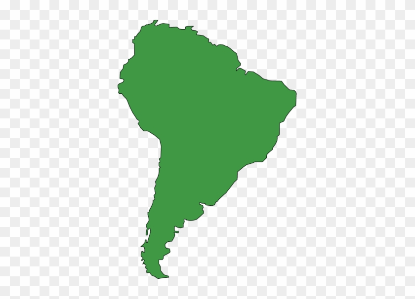 Capybara Clipart Seasons - Easy Map Of South America #1406104