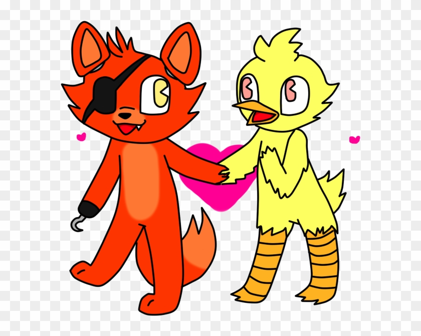 Image Library Stock By Ninjataz On Deviantart - Foxy And Chica Drawings #1406112
