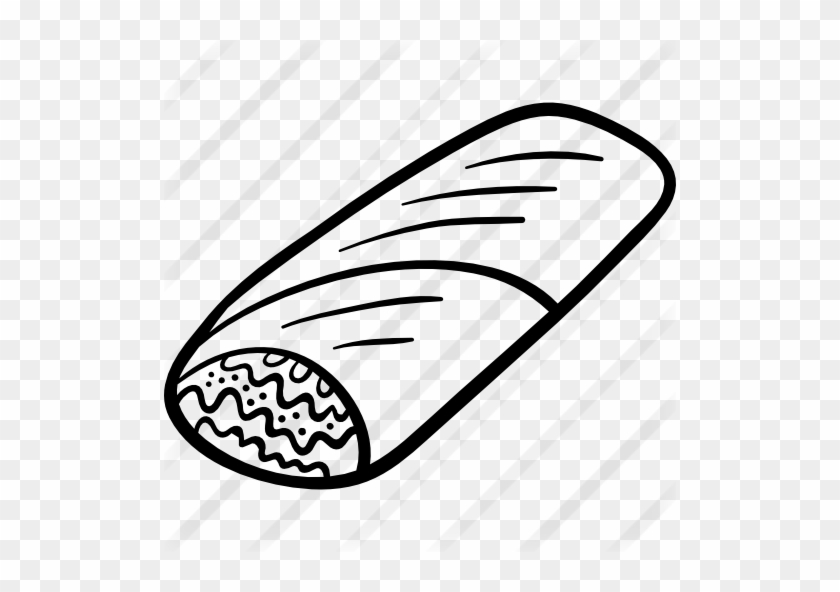 Shawarma Free Icon - Shawarma Drawing Png #1406202