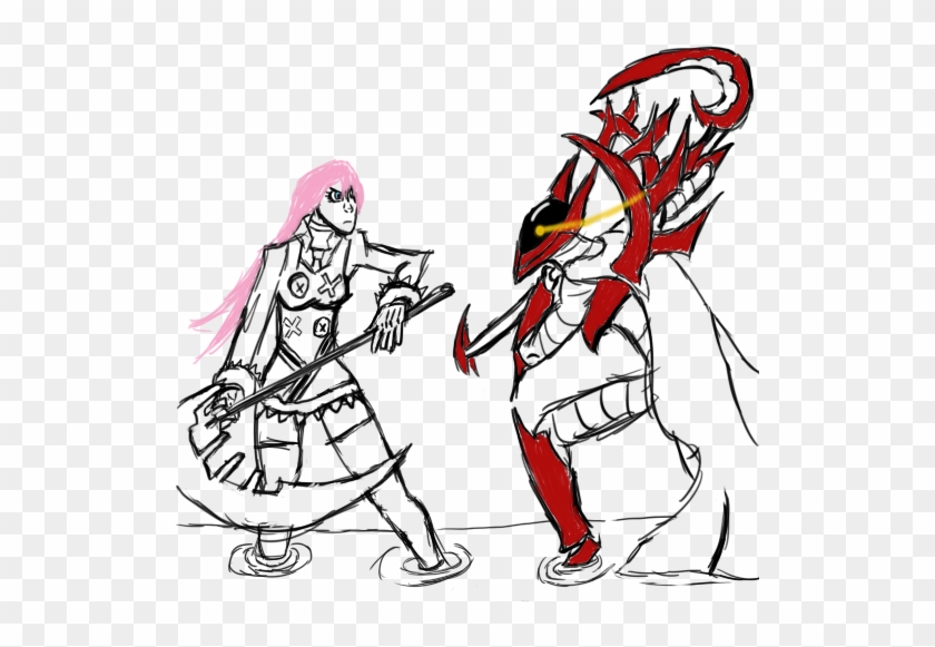 Clip Royalty Free Scythe Duel Oc Contest - Cartoon #1406236