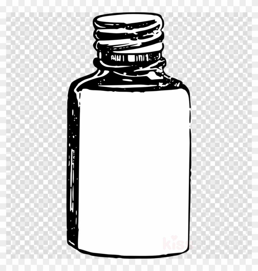 Download Medicine Bottle Black And White Clipart Tablet - Medication Bottle Clip Art #1406312