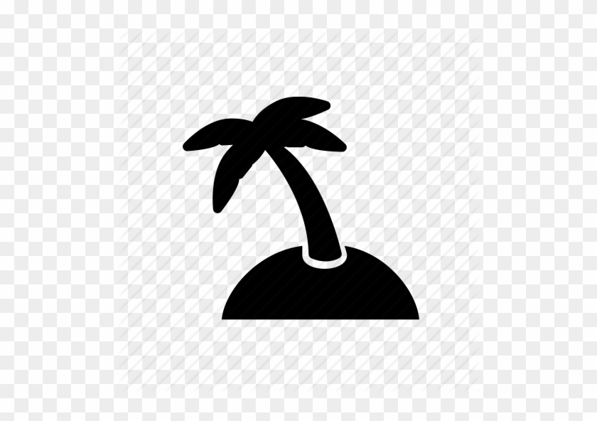 Silhouette Clipart Palm Trees Logo Coconut - Illustration #1406368