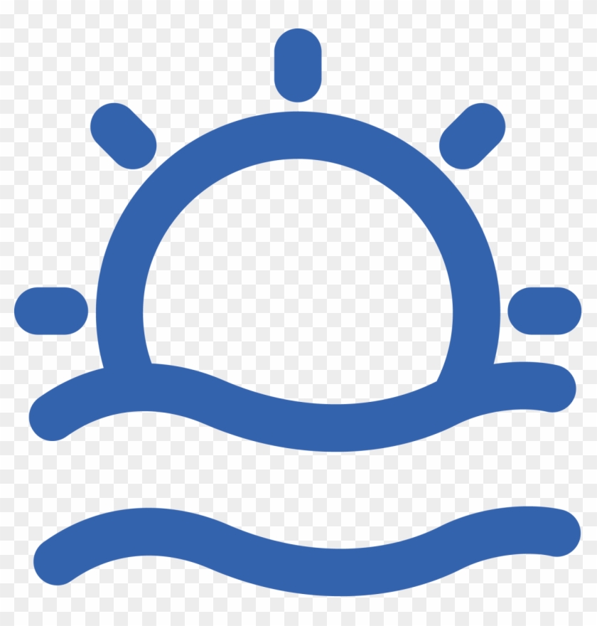 Sun Over Ocean Clipart Image 573424 Pertaining To Ocean - Clip Art #1406447