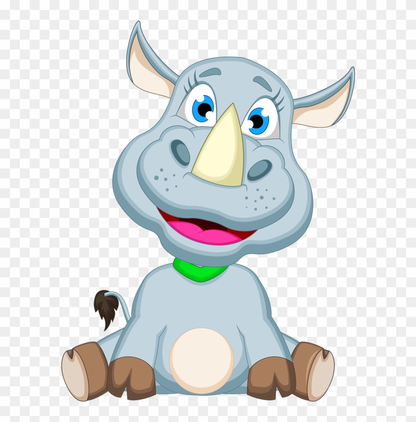 Фото, Автор Soloveika На Яндекс - Cute Rhino Cartoon #1406506