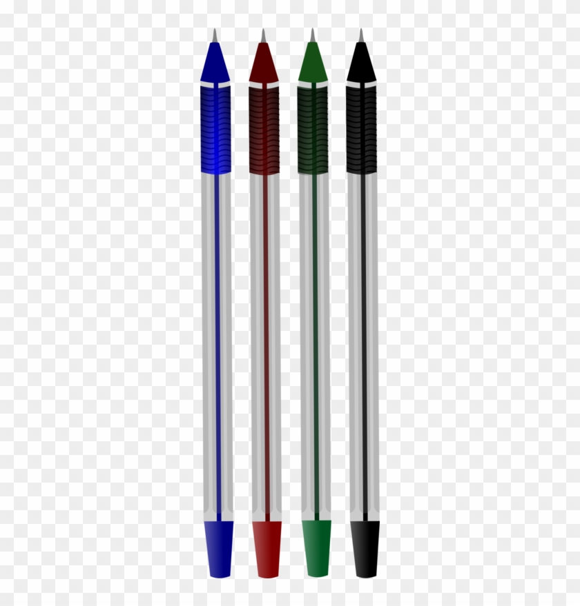 Office Supplies Clipart - Pens Clipart Black And White #1406547