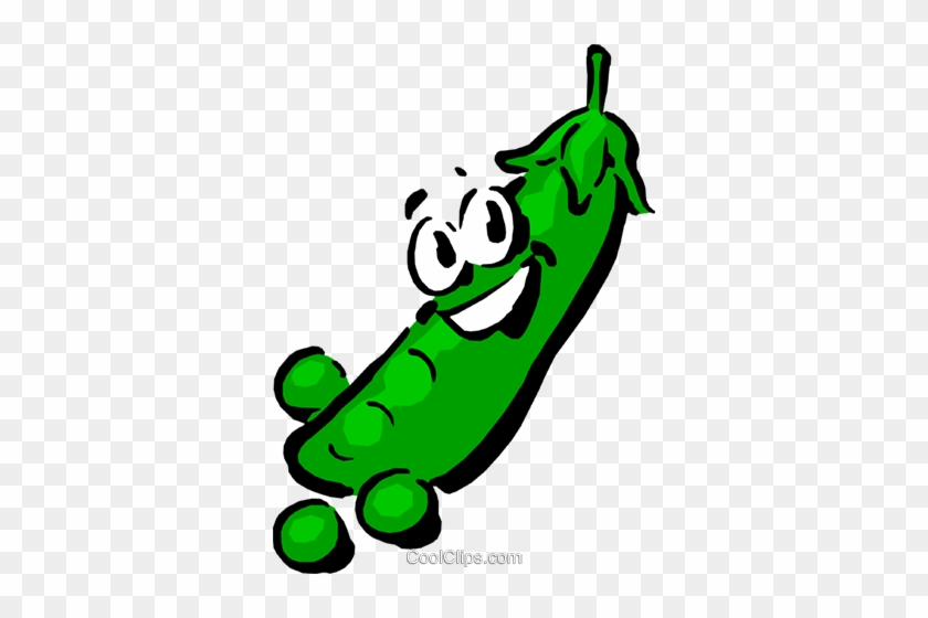 Cartoon Peas Royalty Free Vector Clip Art Illustration - Cartoon Peas #1406577