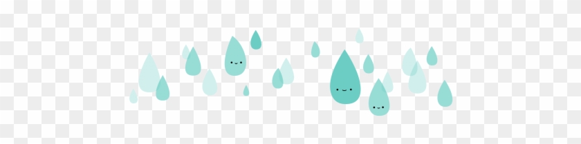 Raindrops Clipart Png - Portable Network Graphics #1406827