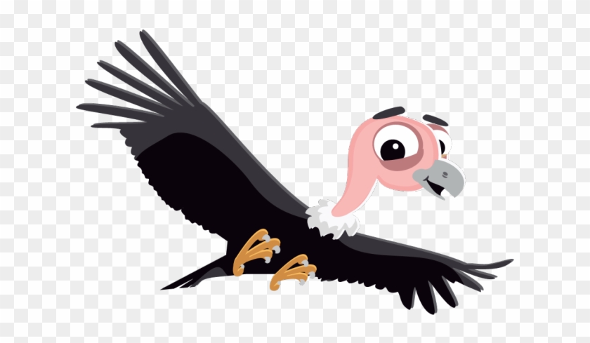Vulture Clipart Transparent - Vulture Cartoon Png #1406905